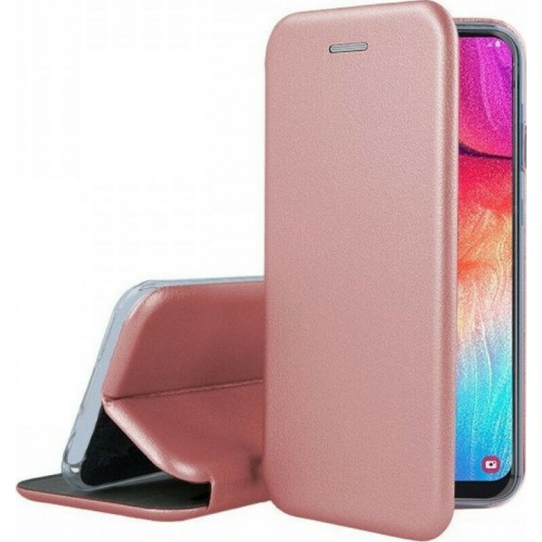 Oem Θήκη Βιβλίο Smart Magnet Elegance Για Samsung Galaxy A13 4G Ρόζ-Χρυσό